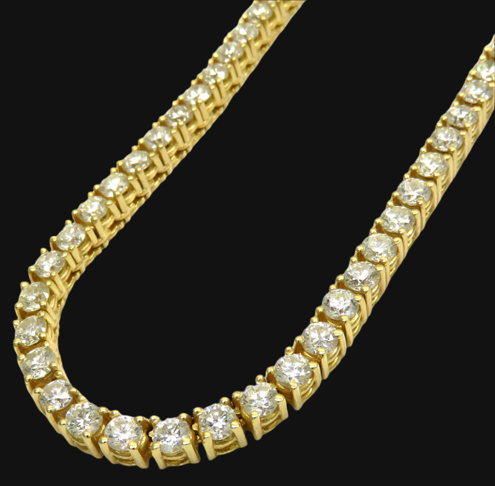 4MM GOLD ICE TENNIS BRACELET