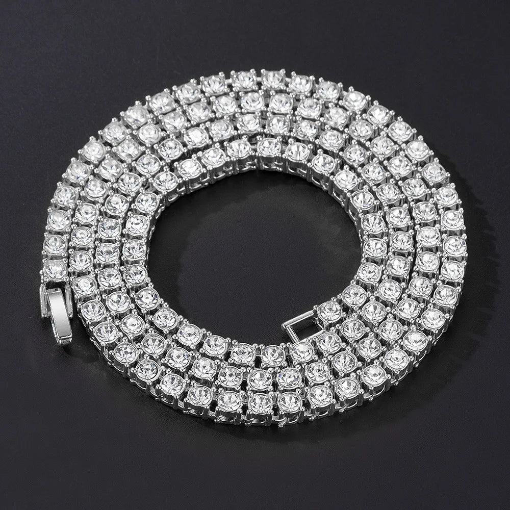 4MM SILVER ICE TENNIS BRACELET