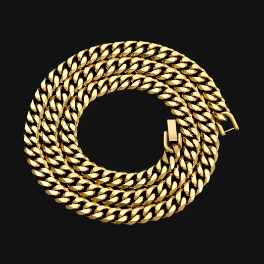 8MM PREMIUM GOLD CUBAN