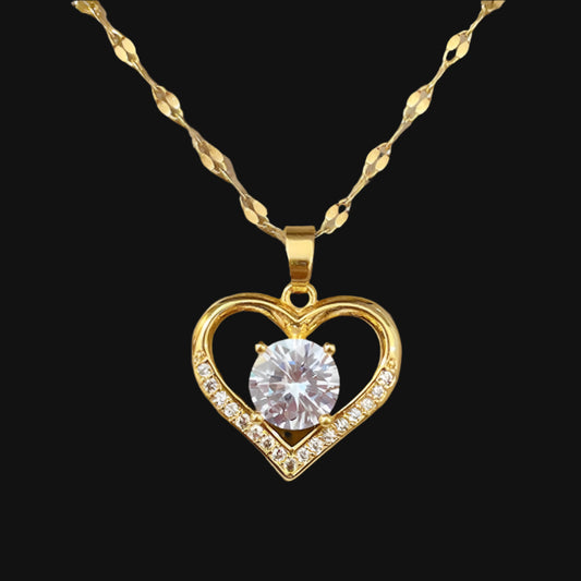 HEART GEM NECKLACE