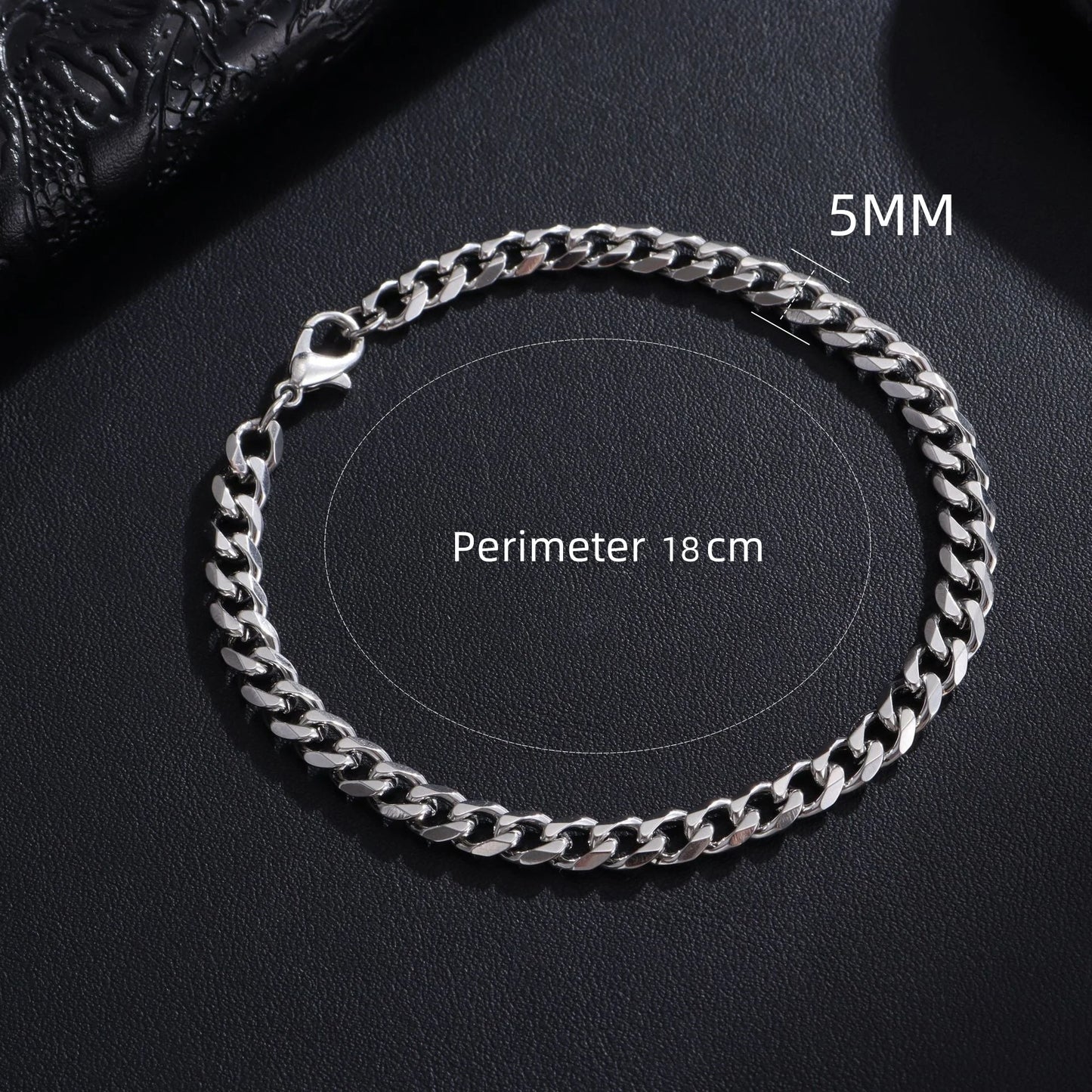 SILVER CUBAN BRACELET